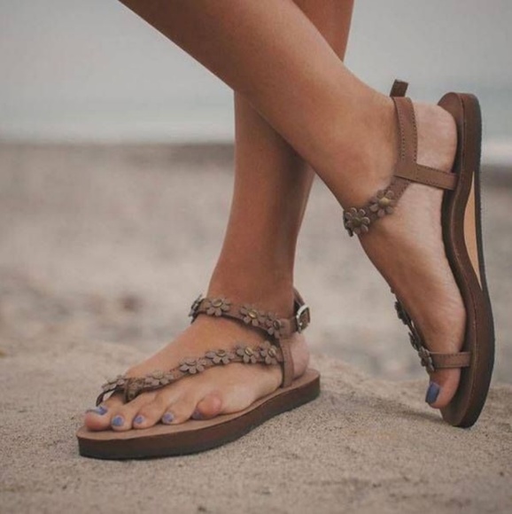 rainbow sandals with ankle strap